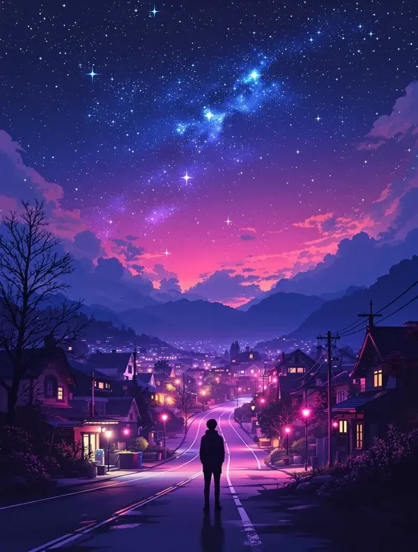 星空小镇 3d漫画 星空小镇