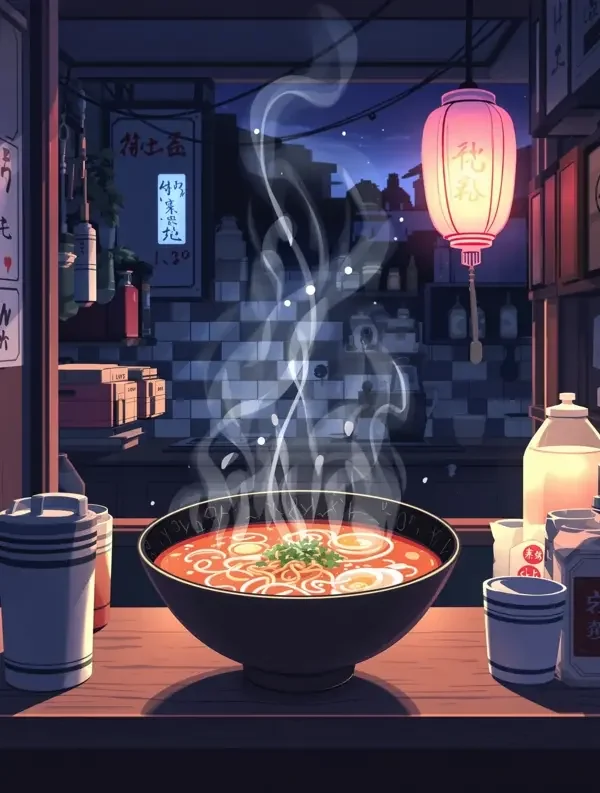 深夜拉面屋 3d漫画 深夜拉面屋